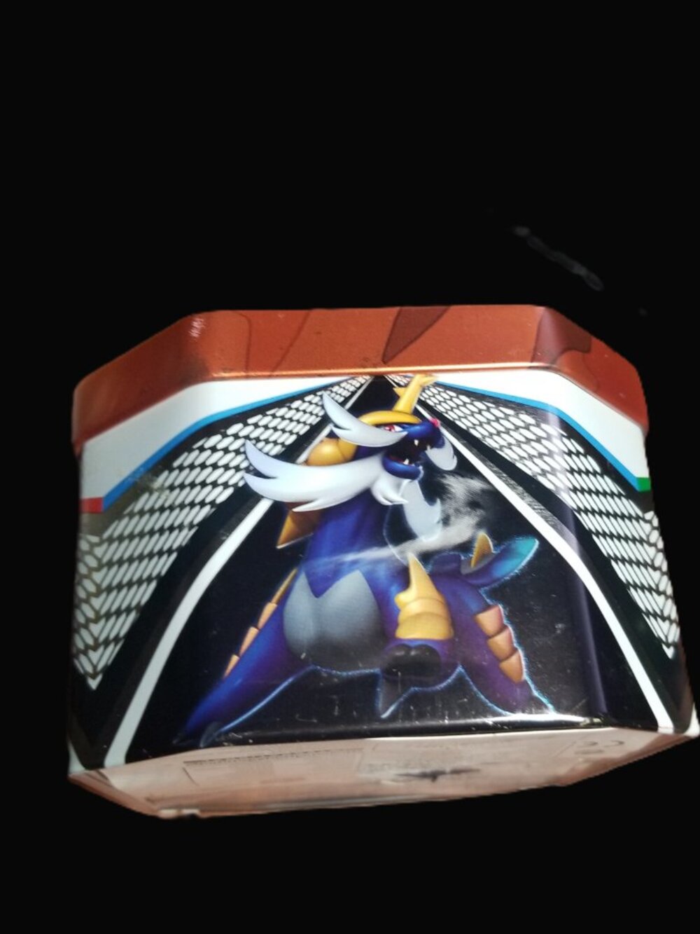 Pokemon Emboar Collector Tin Black/White 2013 Empty Metal Storage Case Nintendo - Picture 6 of 12